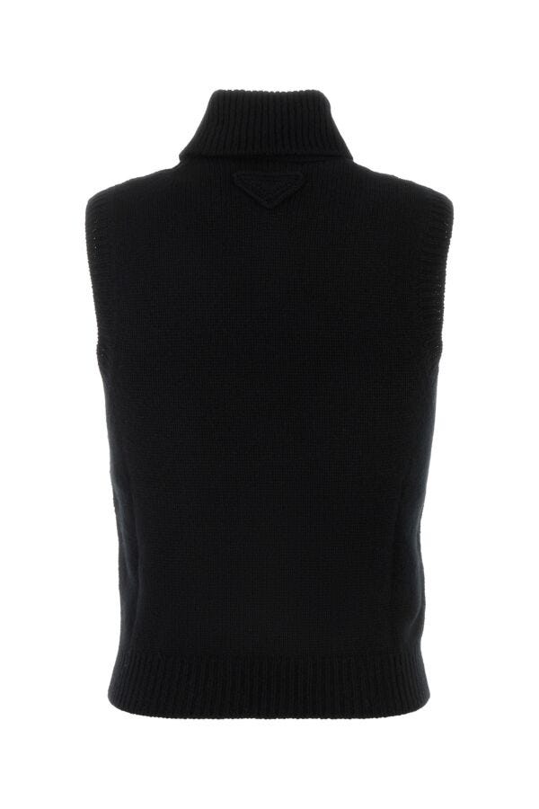 Prada Woman Black Cashmere Vest