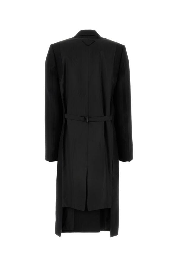 Prada Woman Black Wool Coat