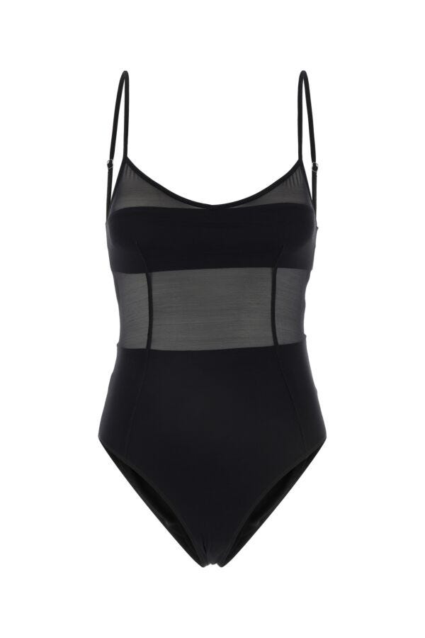 Prada Woman Black Tulle Swimsuit