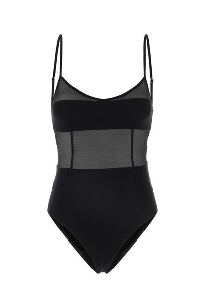 Prada Woman Black Tulle Swimsuit