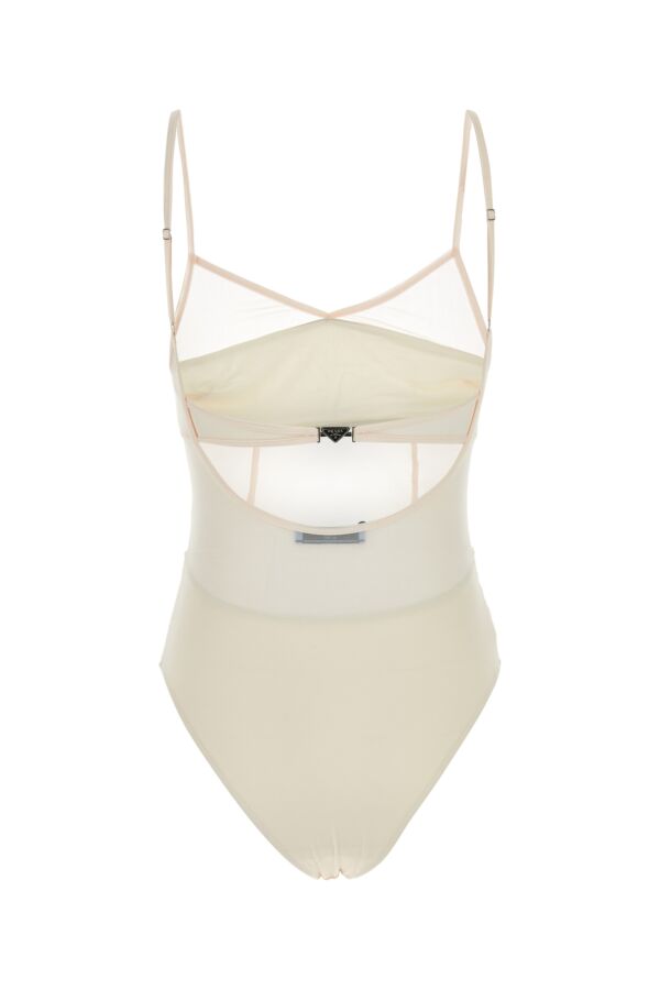 Prada Woman Light Pink Tulle Swimsuit