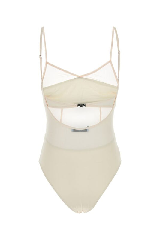 Prada Woman Light Pink Tulle Swimsuit