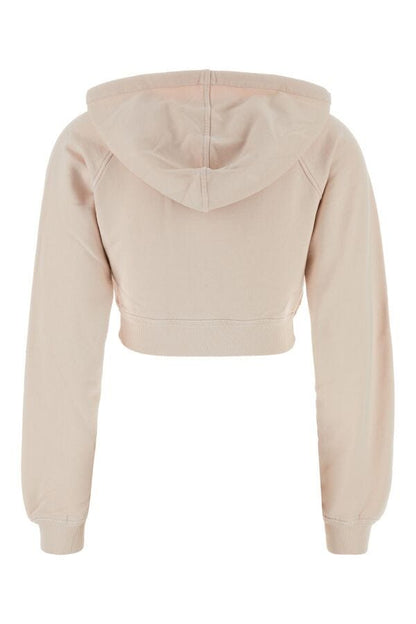 Prada Woman Pastel Pink Cotton Sweatshirt