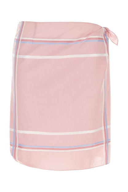 Prada Woman Pink Cotton Skirt