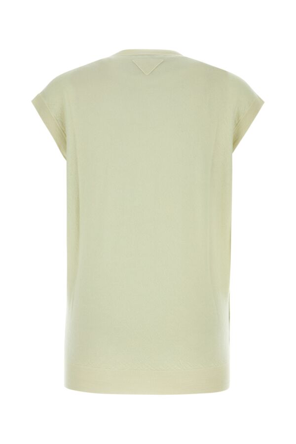 Prada Woman Pastel Green Cashmere Vest