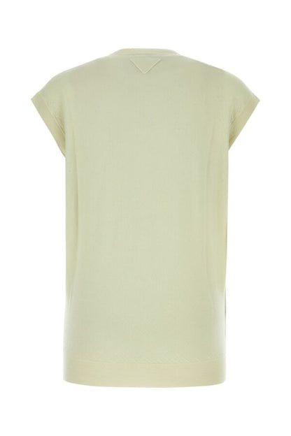 Prada Woman Pastel Green Cashmere Vest