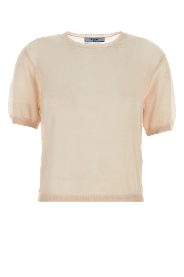 Prada Woman Skin Pink Cashmere Sweater