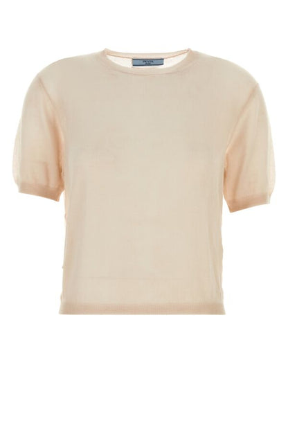 Prada Woman Skin Pink Cashmere Sweater