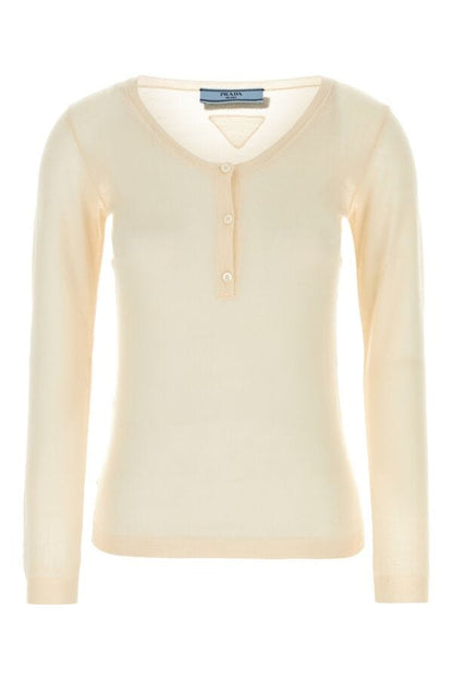 Prada Woman Skin Pink Cashmere Blend Sweater