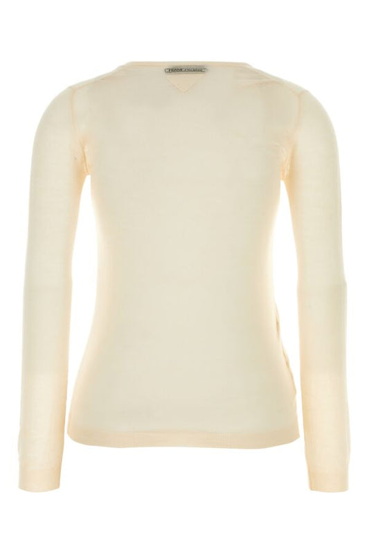 Prada Woman Skin Pink Cashmere Blend Sweater