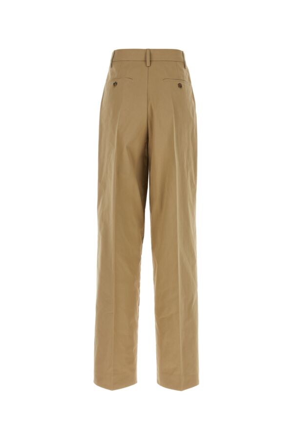 Prada Woman Beige Cotton Pant