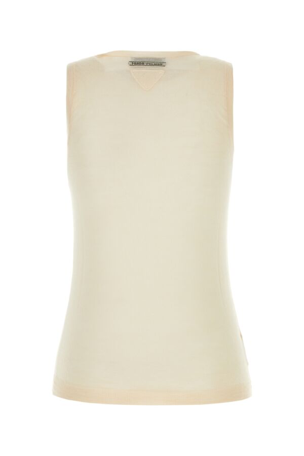 Prada Woman Skin Pink Cashmere Blend Vest