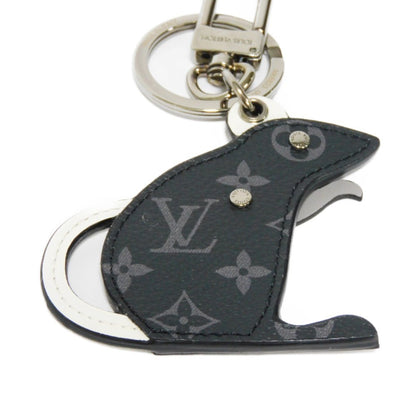 LOUIS VUITTON Keychain Portocle LV Rat Logo Mouse Monogram Eclipse M68835 Men's