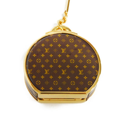 LOUIS VUITTON Keychain Porte Clevoite Chapeau Trunk Mirror Key Ring Bag Charm Monogram Maron M62230 Men's Women's