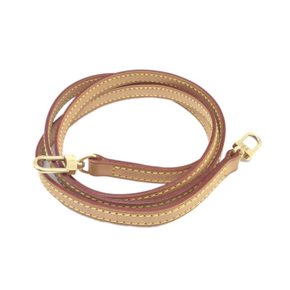 LOUIS VUITTON Leather Strap Tanned G Hardware Shoulder Accessory Ladies Men's Unisex