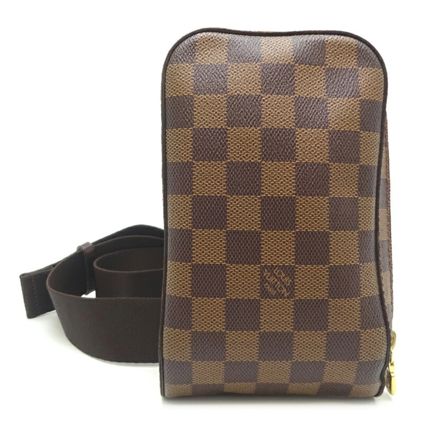 LOUIS VUITTON Jeronimos Women's/Men's Body Bag N51994 Damier Ebene [Brown]