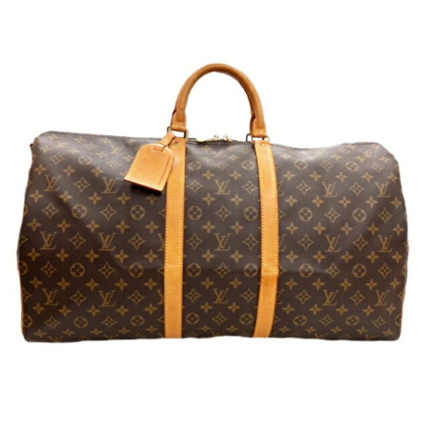 LOUIS VUITTON Monogram Keepall Bandouliere 55 Boston Bag M41414 SP1901 Men's Women's Shoulder Key Missing