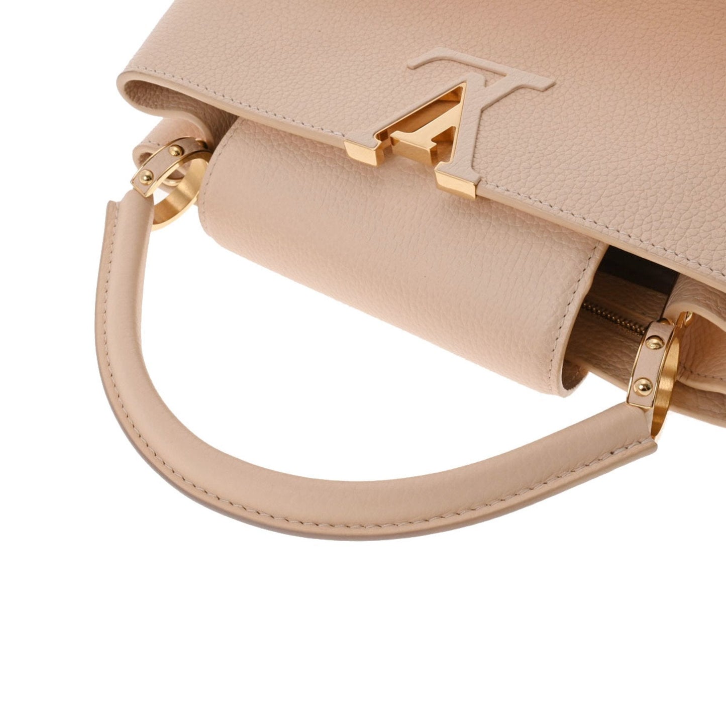 LOUIS VUITTON Capucines PM Beige Gradient M53250 Women's Taurillon Leather Handbag