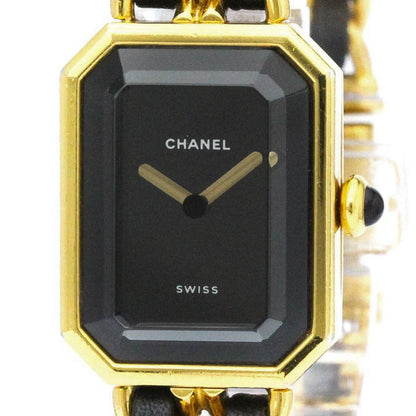 CHANEL Premiere Size M Gold Plated Quartz Ladies Watch H0001 BF563438