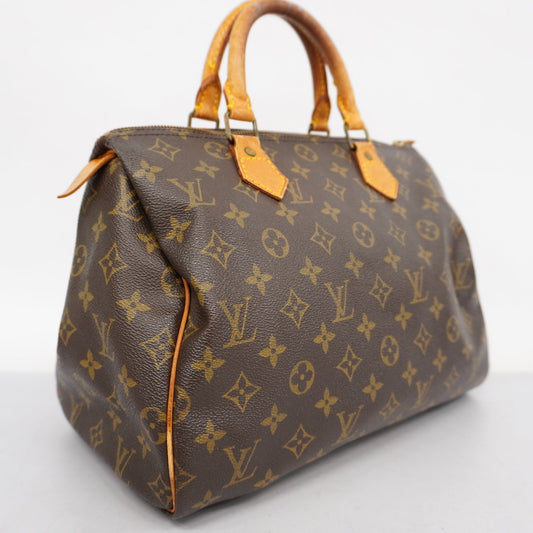 LOUIS VUITTONAuth  Monogram Speedy 30 M41108 Women's Handbag