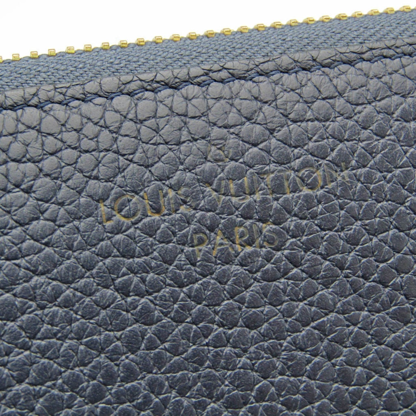 LOUIS VUITTON Comet Wallet Japan Exclusive M68582 Women's Taurillon Leather Long Wallet [bi-fold] Navy Blue