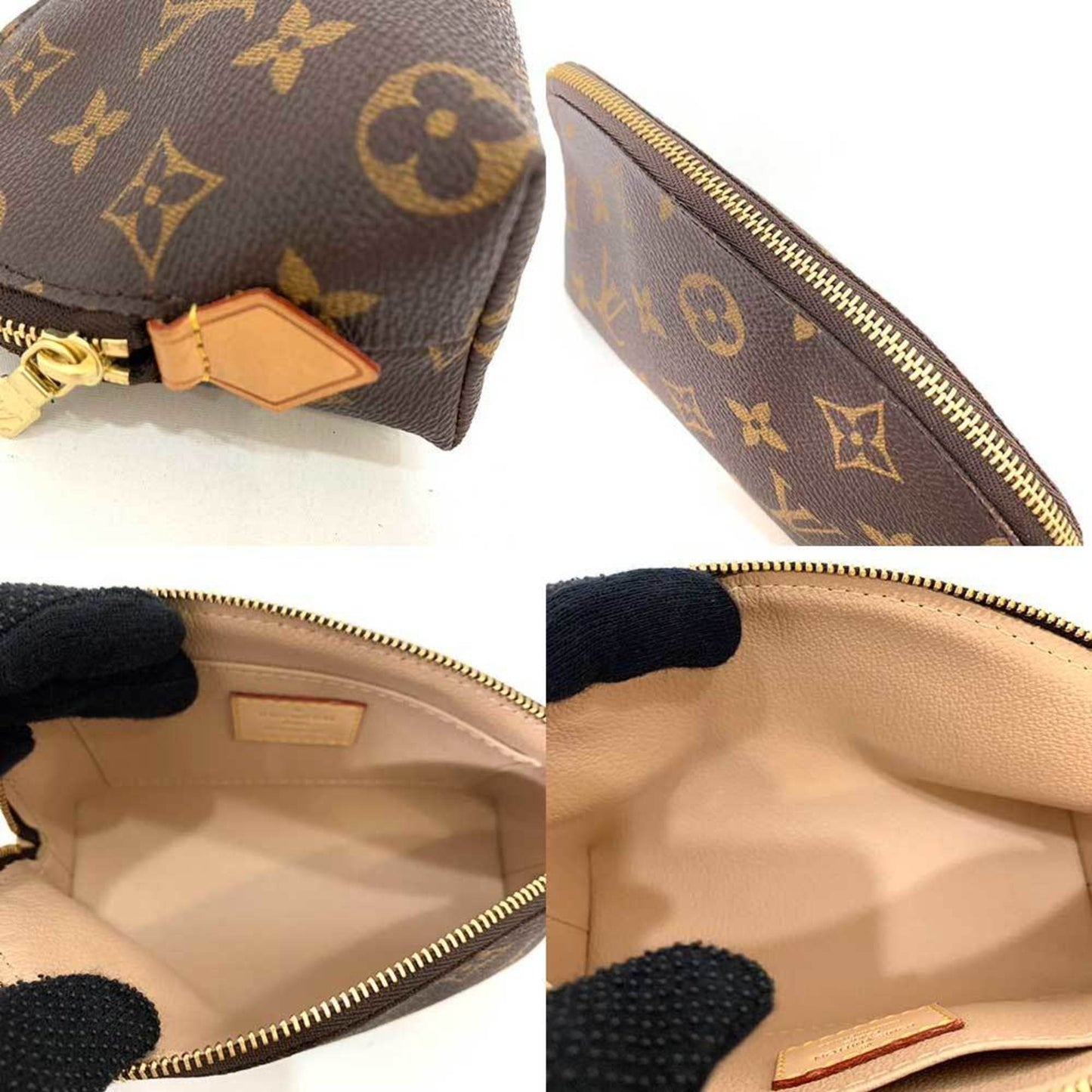 LOUIS VUITTON Accessories Pochette PM Brown Women's Monogram M47515 LOUISVUITTON