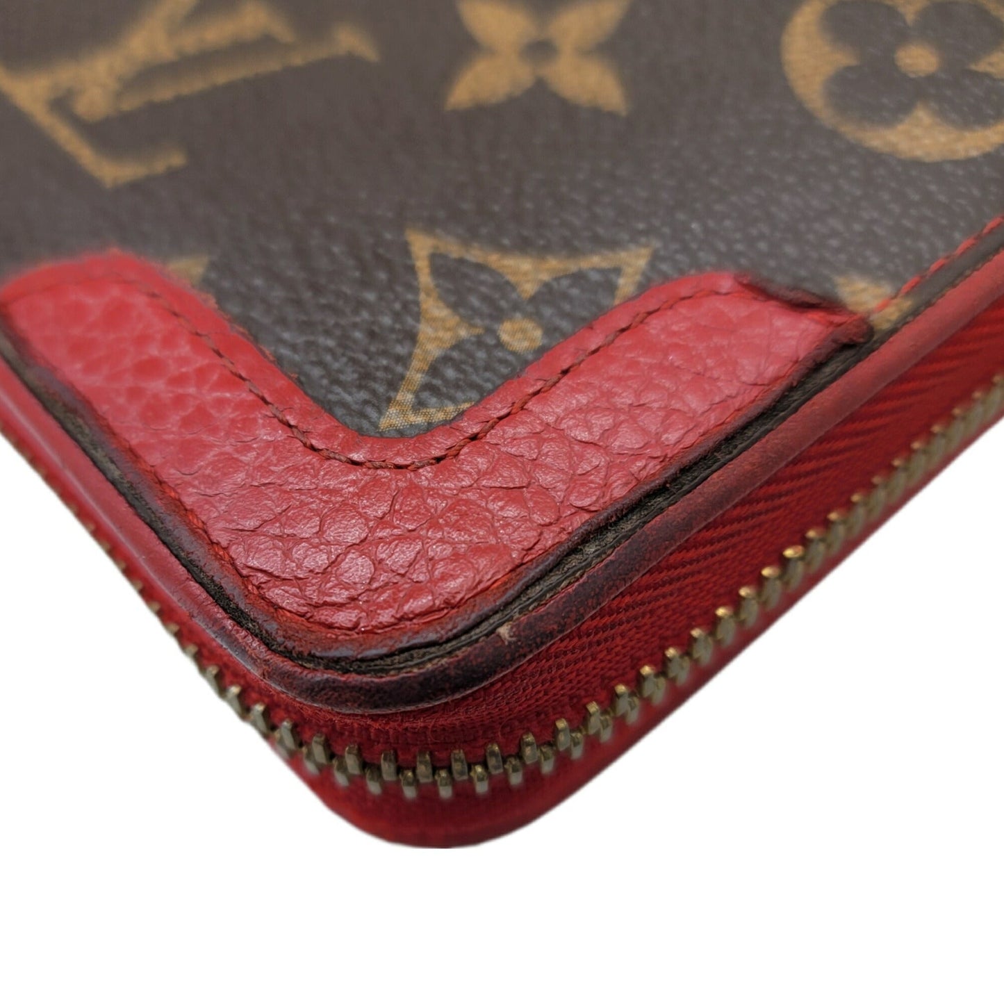 LOUIS VUITTON Monogram Retiro Zippy M61854 M12270 Long Wallet Threes