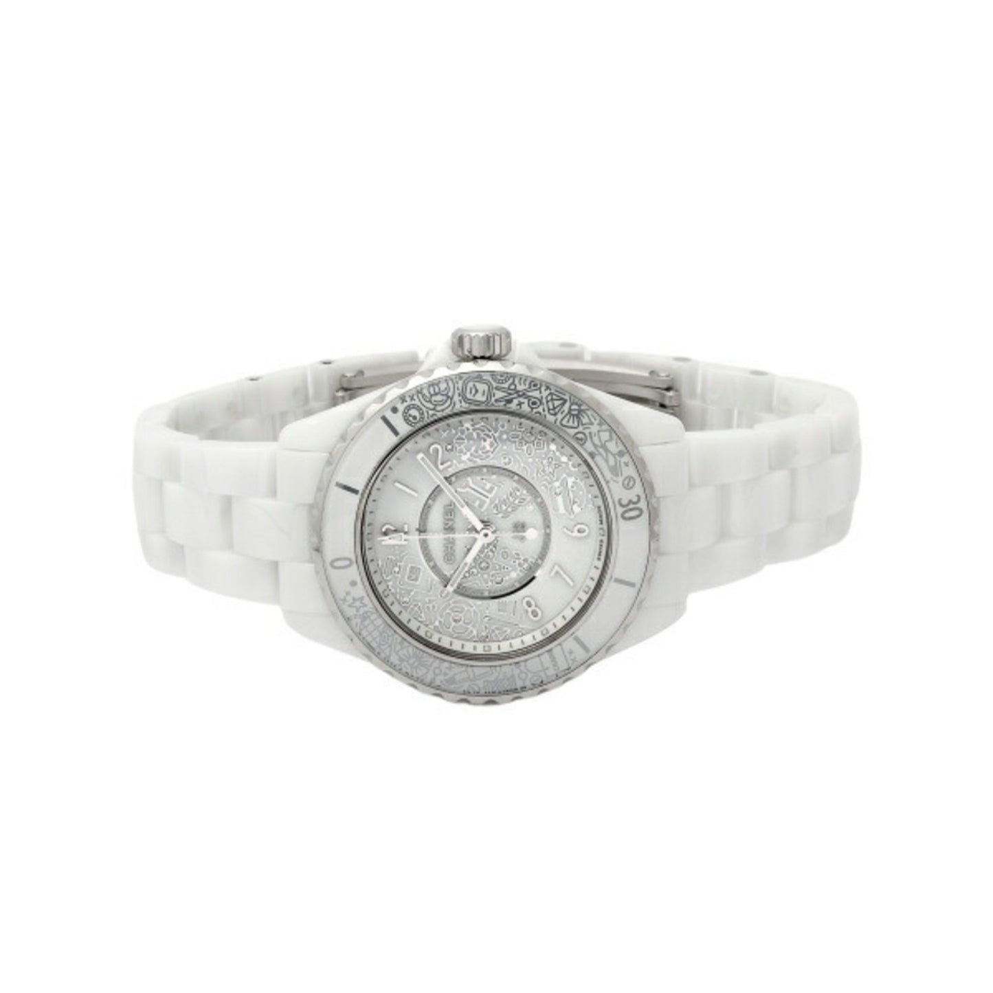 CHANEL J12 20 Limited to 2020 pieces worldwide 20th anniversary model H6477 White dial wristwatch ladies