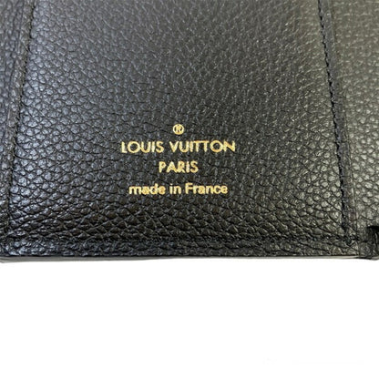 LOUIS VUITTON Monogram Empreinte Portefeuille Victorine M64060 Trifold Wallet Unisex