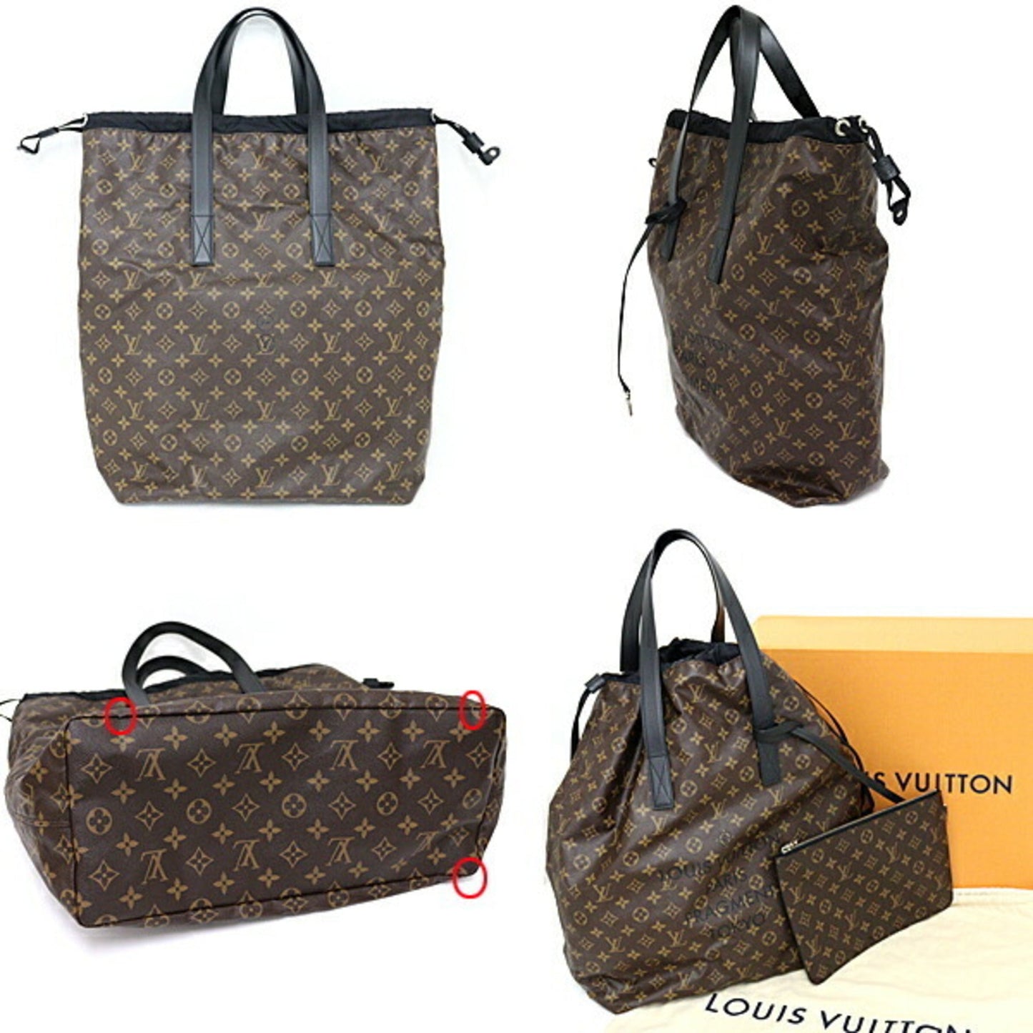 LOUIS VUITTON Fragment Hippo Light Fujiwara Hiroshi Collaboration Macassar Tote Bag M43416