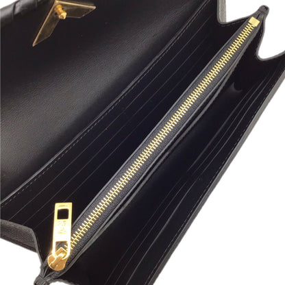 LOUIS VUITTON Portefeuille Very M62059 MI4138 Long Wallet Leather Goods Flap G Hardware V Monogram Black Women Men Unisex