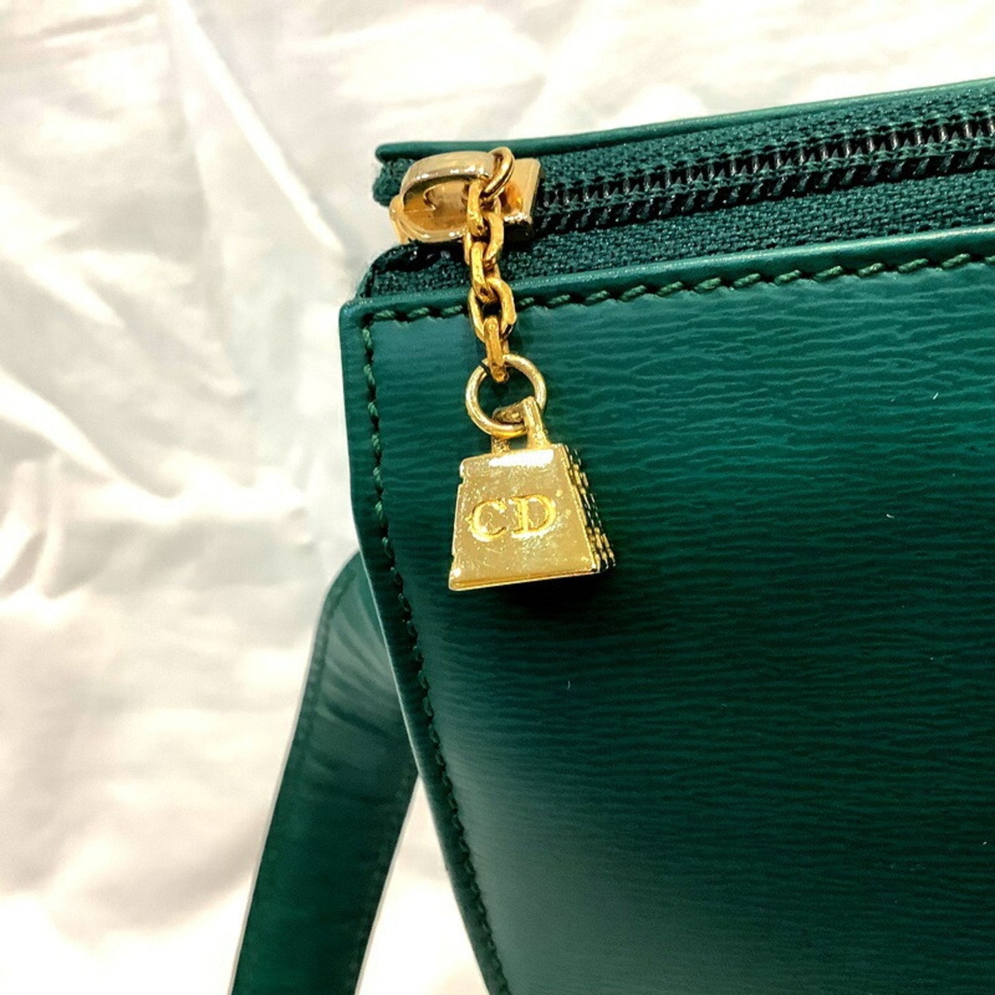 CHRISTIAN DIOR [ChristianDior] green shoulder bag