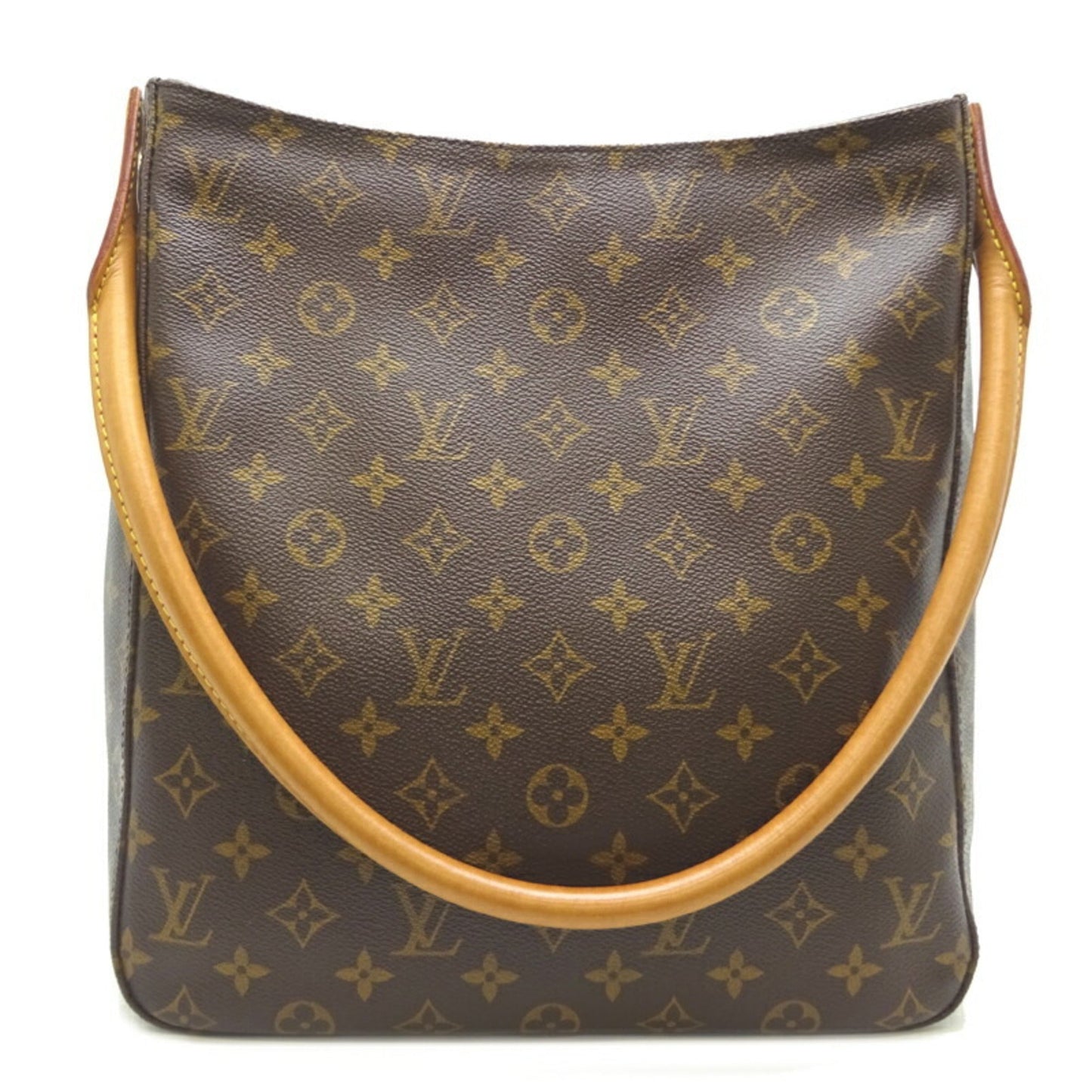 LOUIS VUITTON Looping GM Women's Shoulder Bag M51145 Monogram Ebene [Brown]