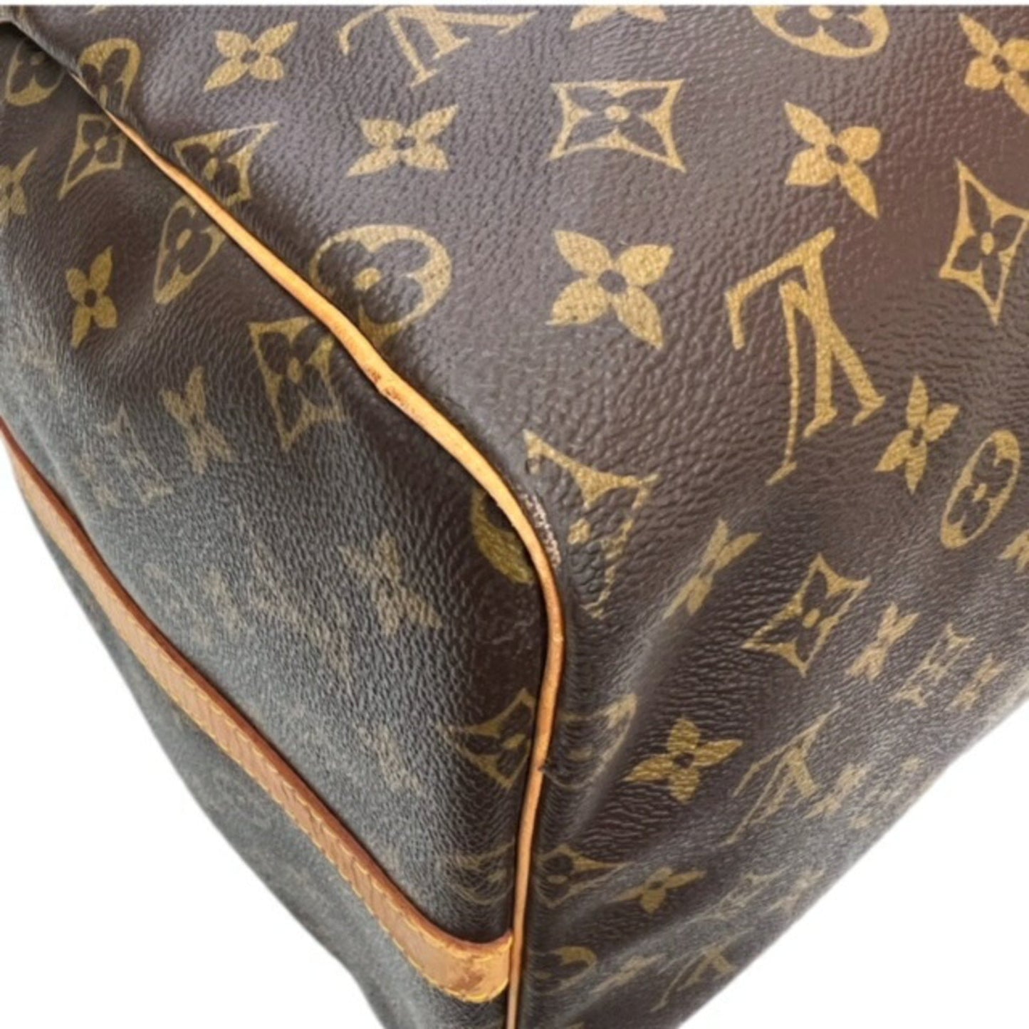 LOUIS VUITTON Monogram Keepall Bandouliere 55 Boston Bag M41414 SP1901 Men's Women's Shoulder Key Missing