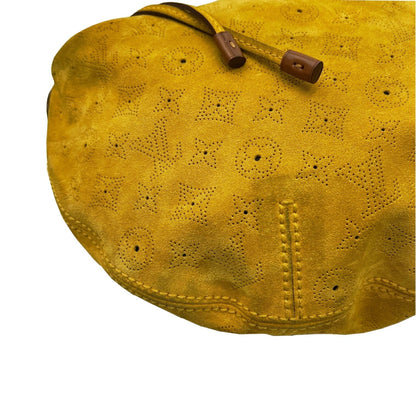 LOUIS VUITTON Onata GM Monogram Suede Shoulder Bag M95118 MB1025 Vuitton Yellow Ladies