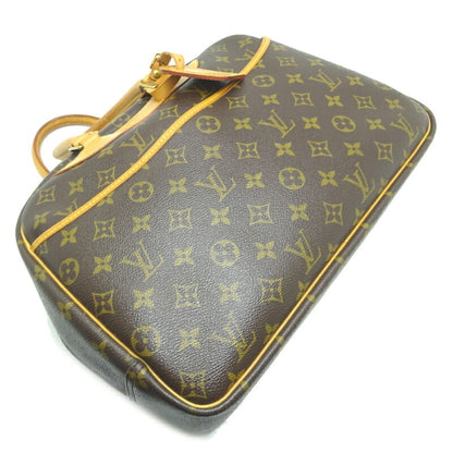 LOUIS VUITTON Deauville [Bowling Vanity] Women's Handbag M47270[] Monogram Ebene [Brown]