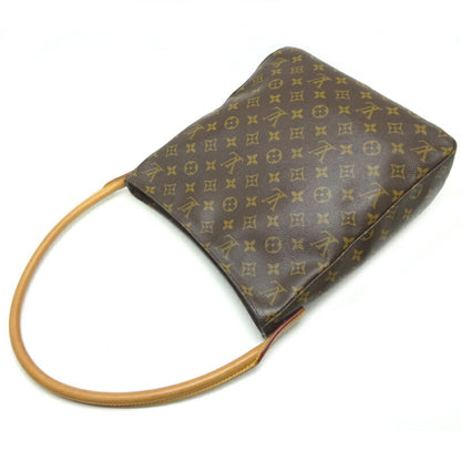 LOUIS VUITTON Looping GM Women's Shoulder Bag M51145 Monogram Ebene [Brown]