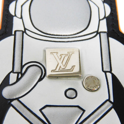 LOUIS VUITTON Keychain Portocle Mascot Spaceman Astronaut Gray Monogram Satellite Multicolor MP2212 Men's