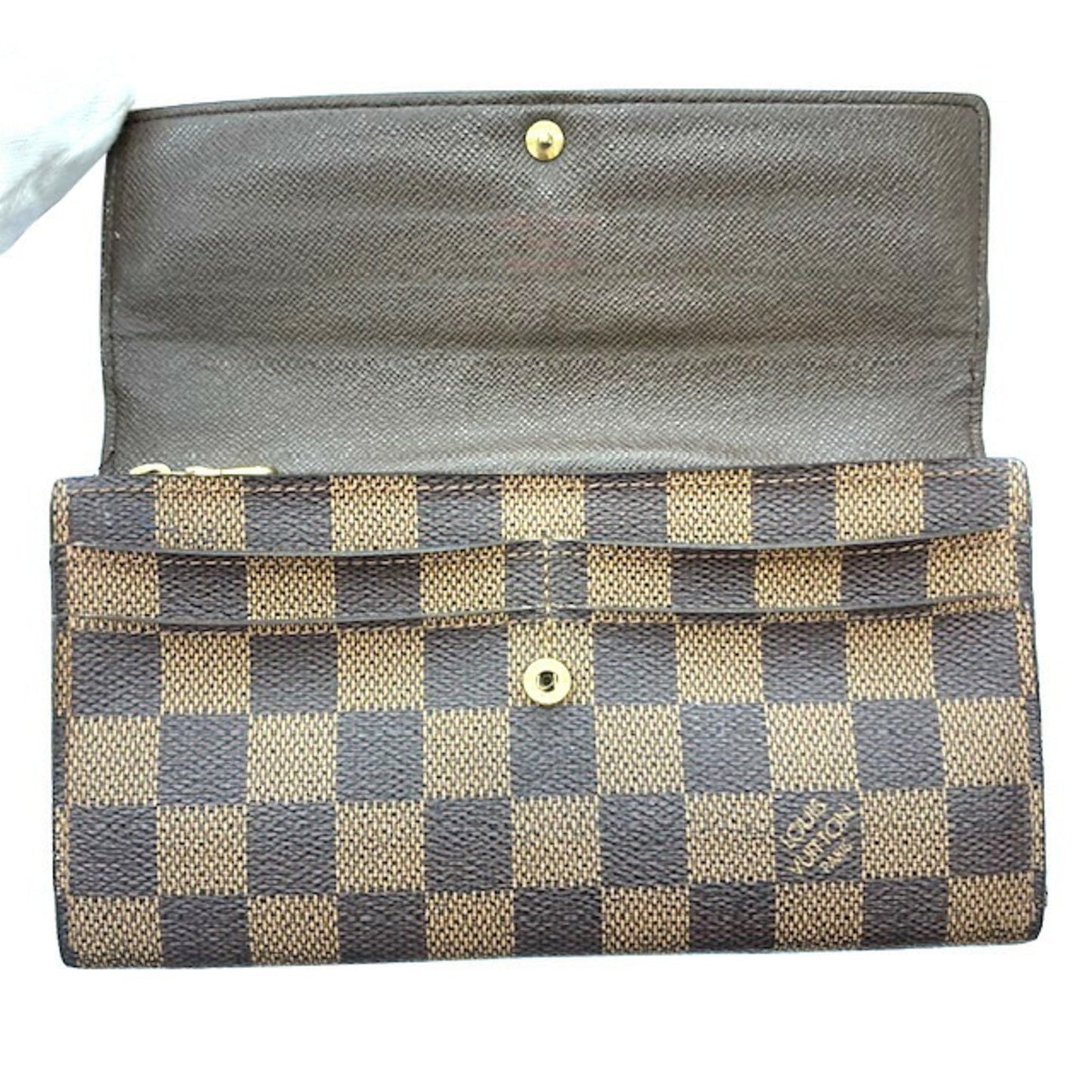 LOUIS VUITTON Portefeuille Sarah long wallet N61734 Damier