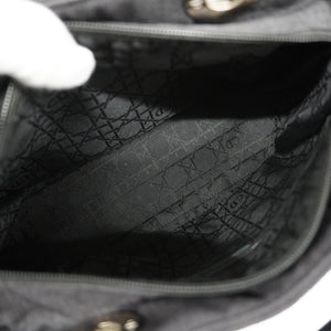 CHRISTIAN DIOR  Lady Dior 2WAY Bag Cannage Denim Handbag,Shoulder Bag Black