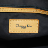 CHRISTIAN DIOR  Boston Bag Sports Women's PVC,Leather Boston Bag Beige,Navy