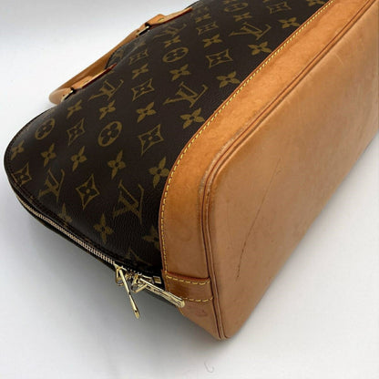 LOUIS VUITTON Alma [old] M51130 Monogram Handbag Brown PVC