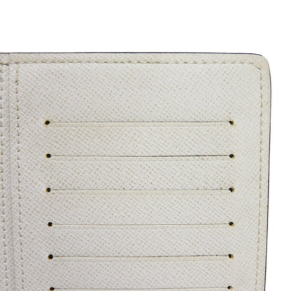 LOUIS VUITTON Long Wallet Portefeuil Brazza LV Logo White New Model Bifold Taigarama Monogram Antarctica M30298 Men's Bill Purse