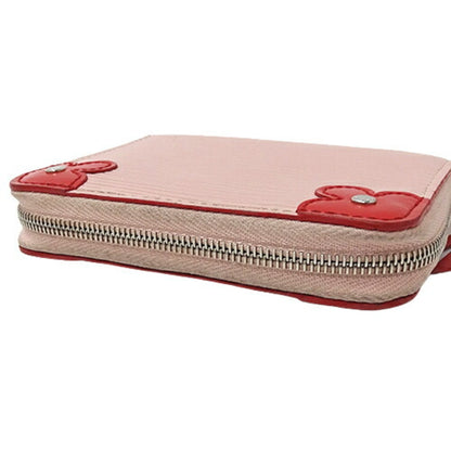 LOUIS VUITTON Wallet Epi Blooming Corner Women's Coin Case Zippy Purse Rose Ballerine M62971 Pink Round