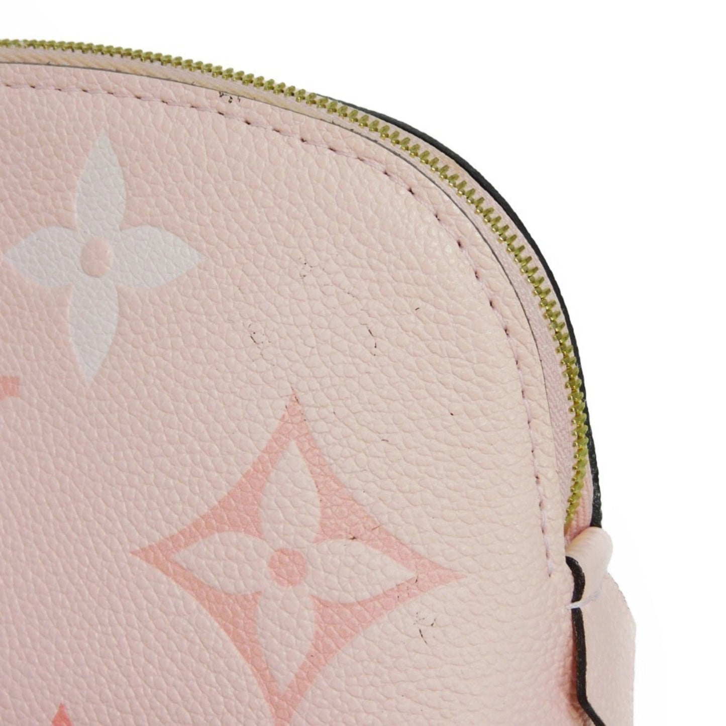 LOUIS VUITTON Pouch Pochette Cosmetic LV Logo Pink Monogram Empreinte by the Pool Boutonde Rose M80502 Women's