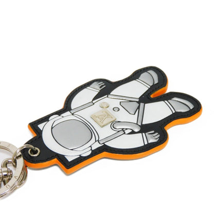 LOUIS VUITTON Keychain Portocle Mascot Spaceman Astronaut Gray Monogram Satellite Multicolor MP2212 Men's