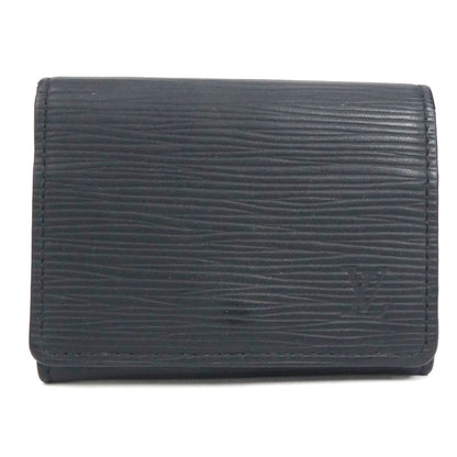 LOUIS VUITTON Card Case Epi Anvelope Carte de Visite Leather Noir Men's M62292