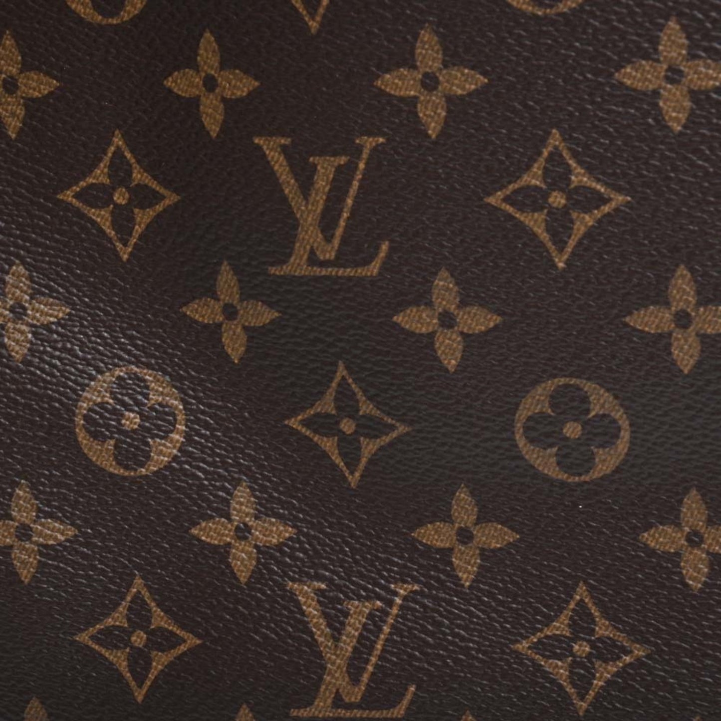 LOUIS VUITTON Monogram Pallas Handbag M41064 Brown/Black Ladies