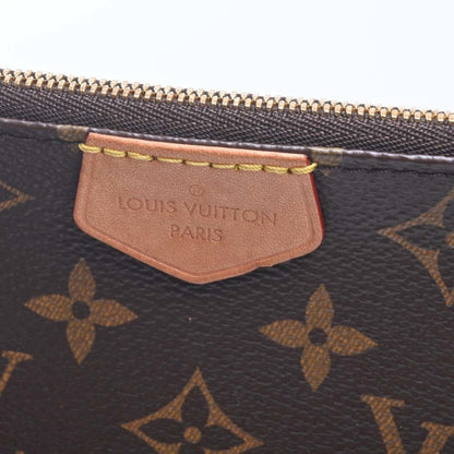 LOUIS VUITTON Monogram Multi Pochette Accessoire Pouch Shoulder Bag M44813 Brown Women's