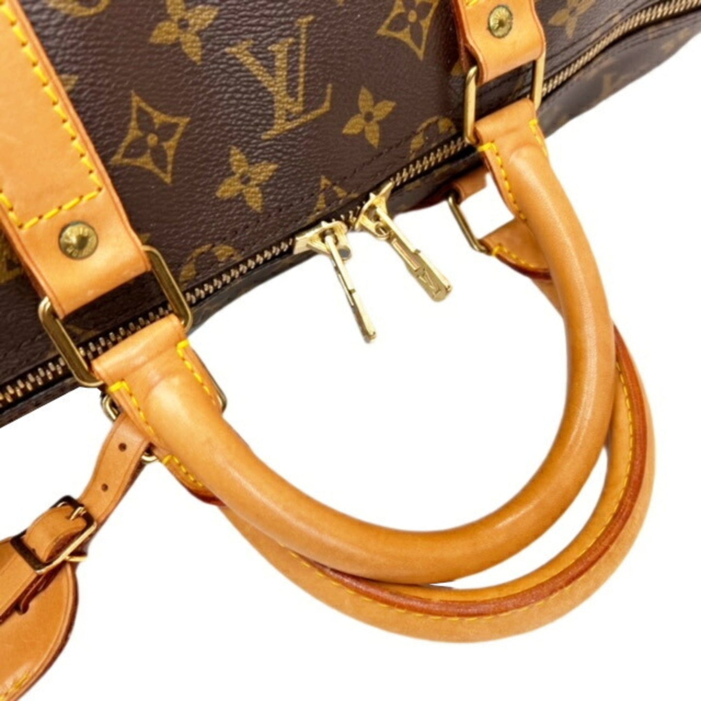 LOUIS VUITTON Monogram Keepall Bandouliere 55 Boston Bag M41414 SP1901 Men's Women's Shoulder Key Missing